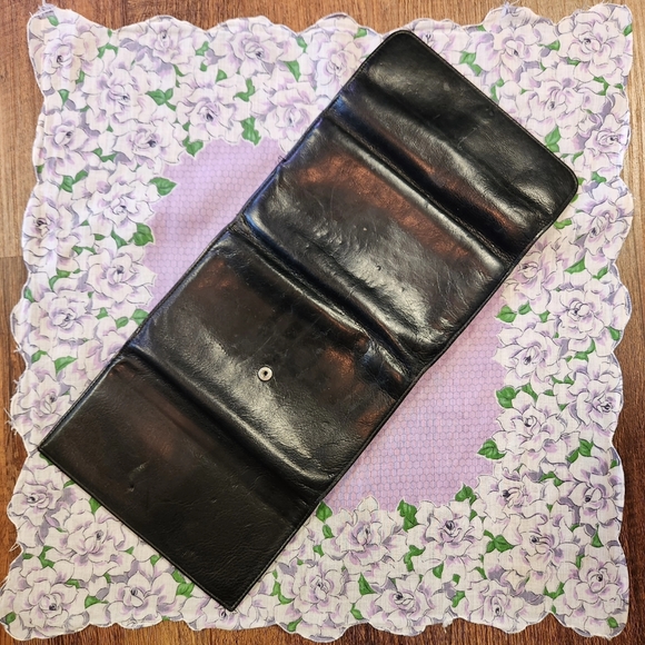 🖤Vintage 1990s Black Leather Calvin Klein Wallet🎼 - Picture 3 of 6